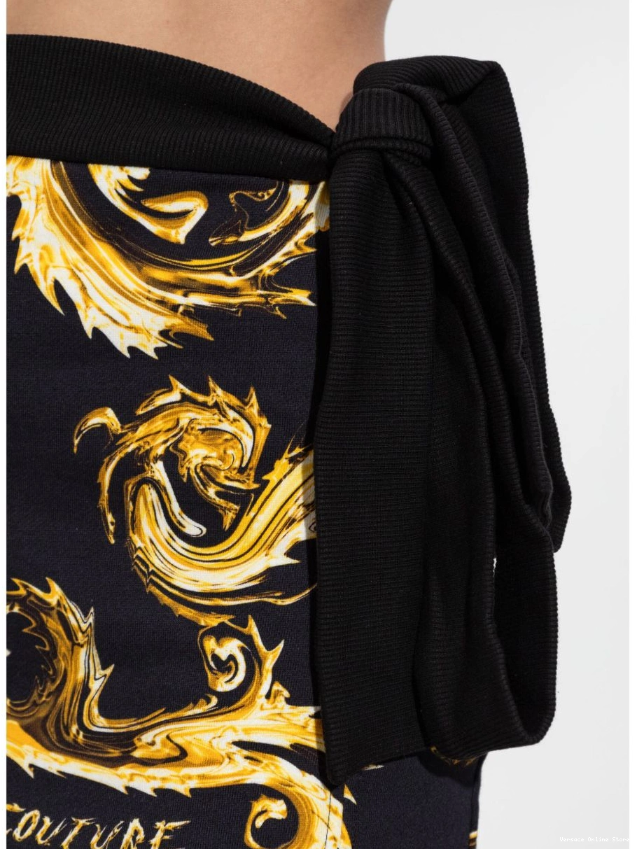 Affordable Barocco-print Couture Versace skirt Jeans Women 0731